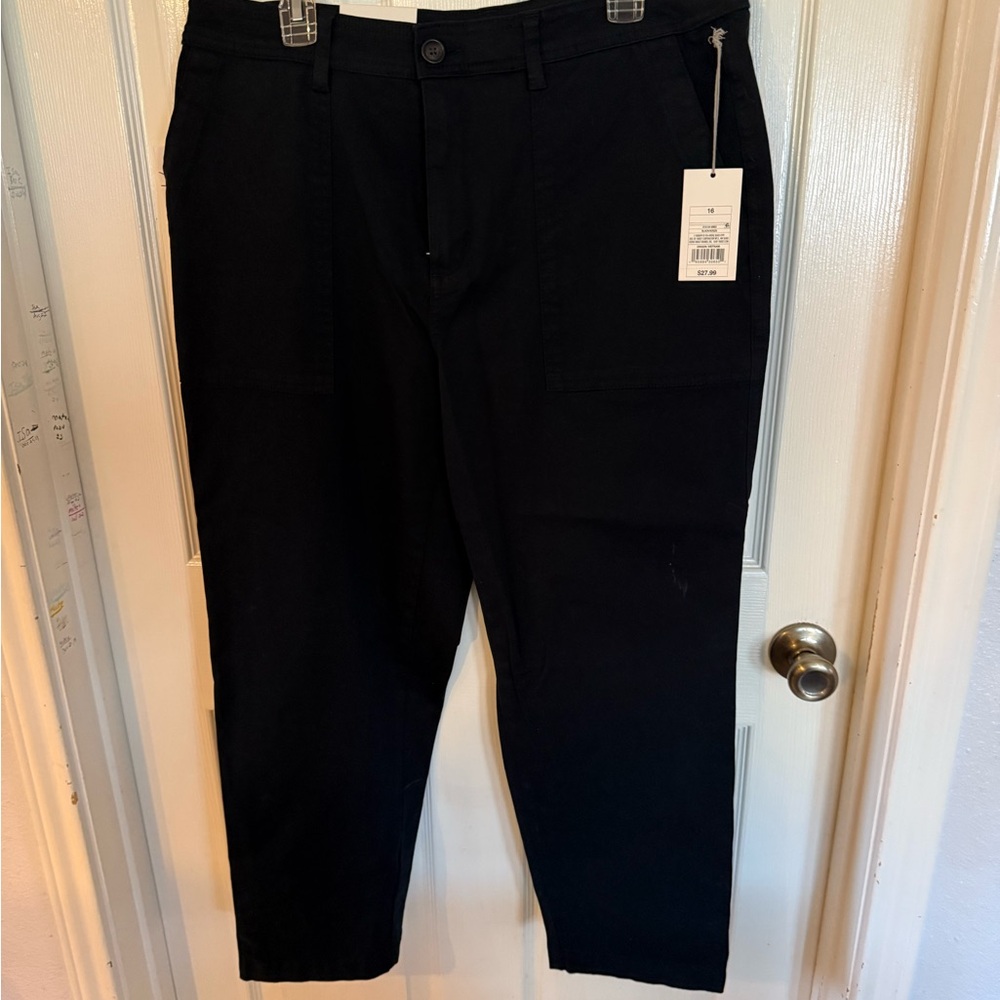 a new day Women's Black Chinos